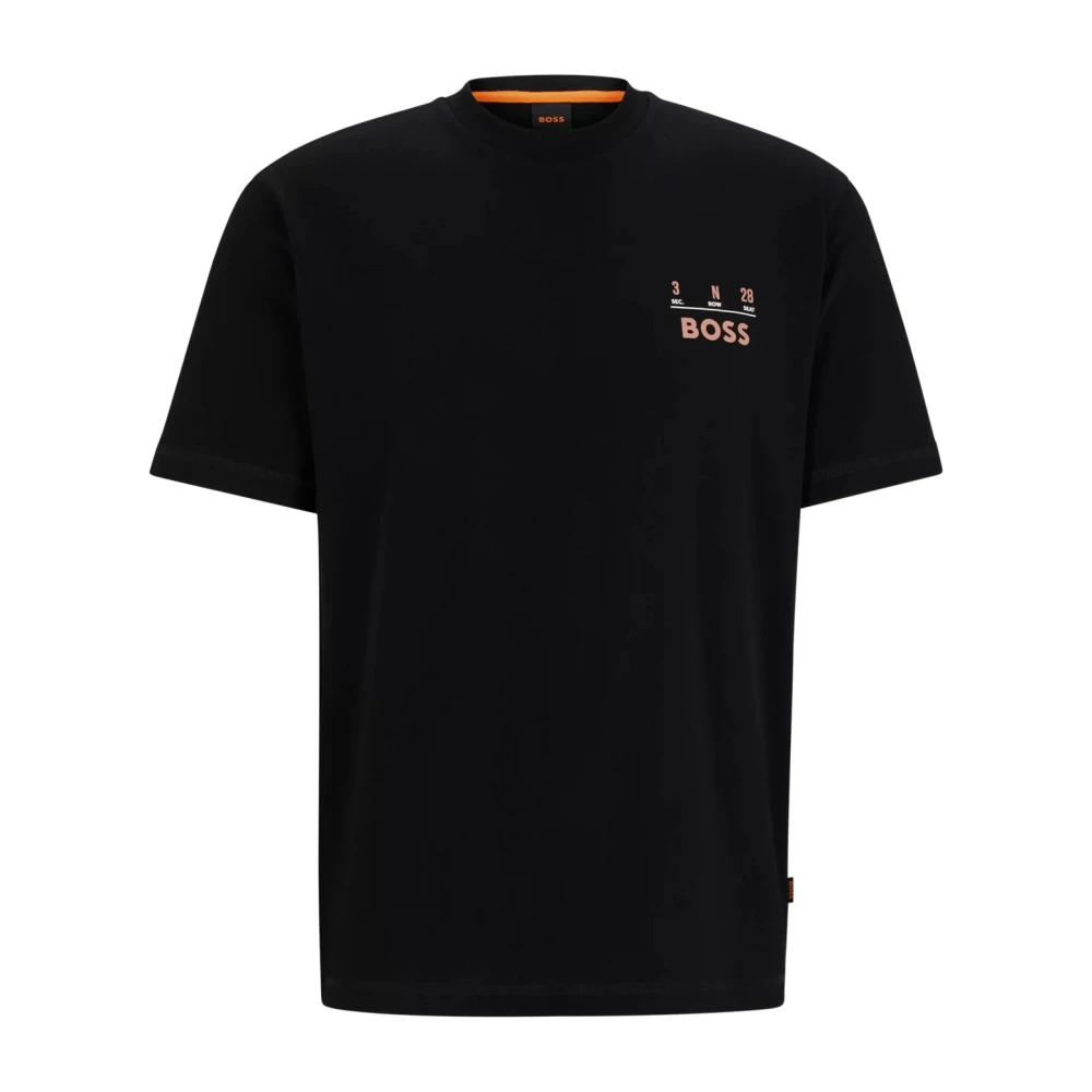 Hugo Boss T-Shirt- Boss Records Black Heren