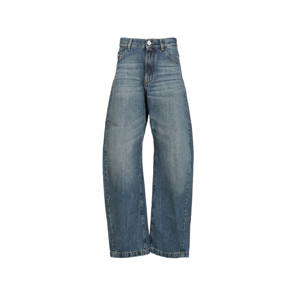 The Attico Loose-Fit Jeans - Female - Loose Fit Jeans - Blue - W28 - Jeans