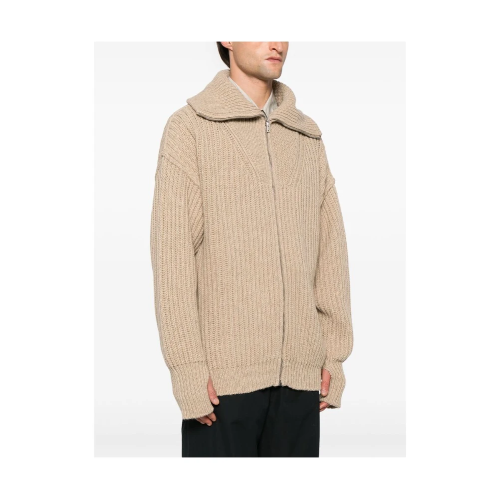 Lemaire Alpaca Visserstrui Sweater Beige Heren