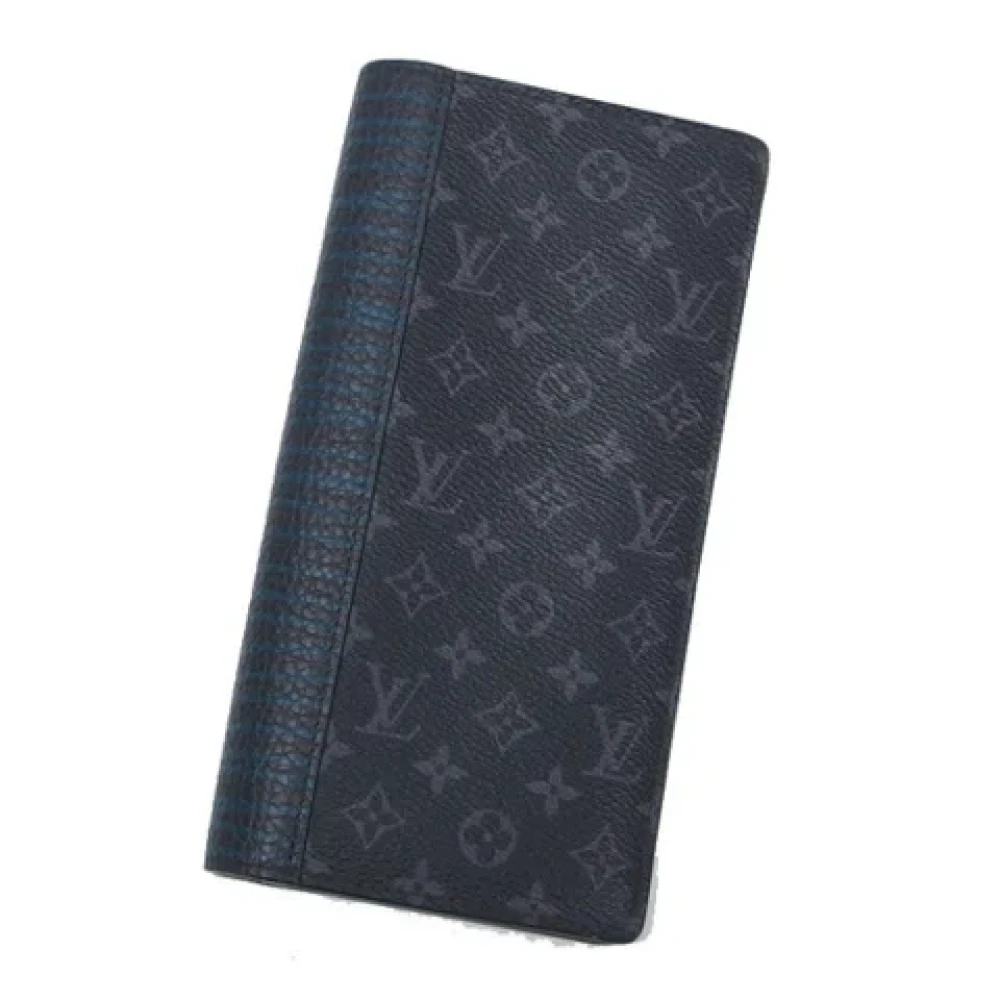 Louis Vuitton Vintage Pre-owned Leather wallets Black Heren