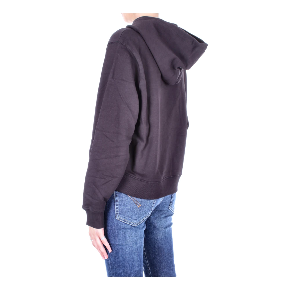 Tommy Hilfiger Zwarte Logo Front Sweater Black Dames