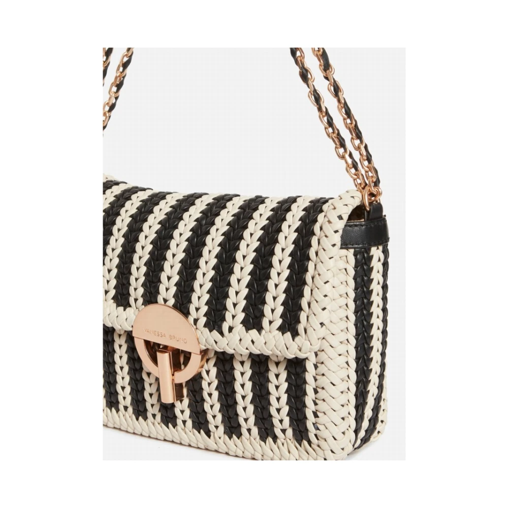 Vanessa Bruno Zwart en wit Moon-tas Multicolor Dames