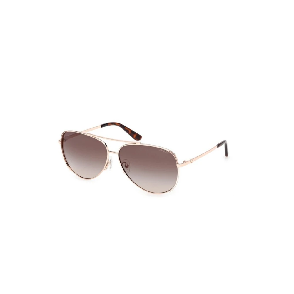 Guess Women's Yellow Sunglasses, 62 Mm, Aviator Metal Sunglasses