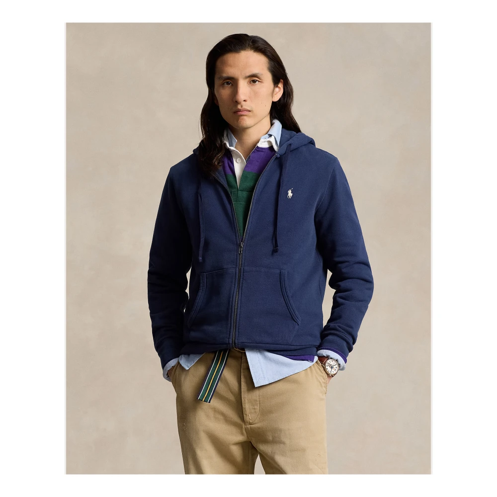 Ralph Lauren Stijlvolle Cardigan Sweater Blue Heren