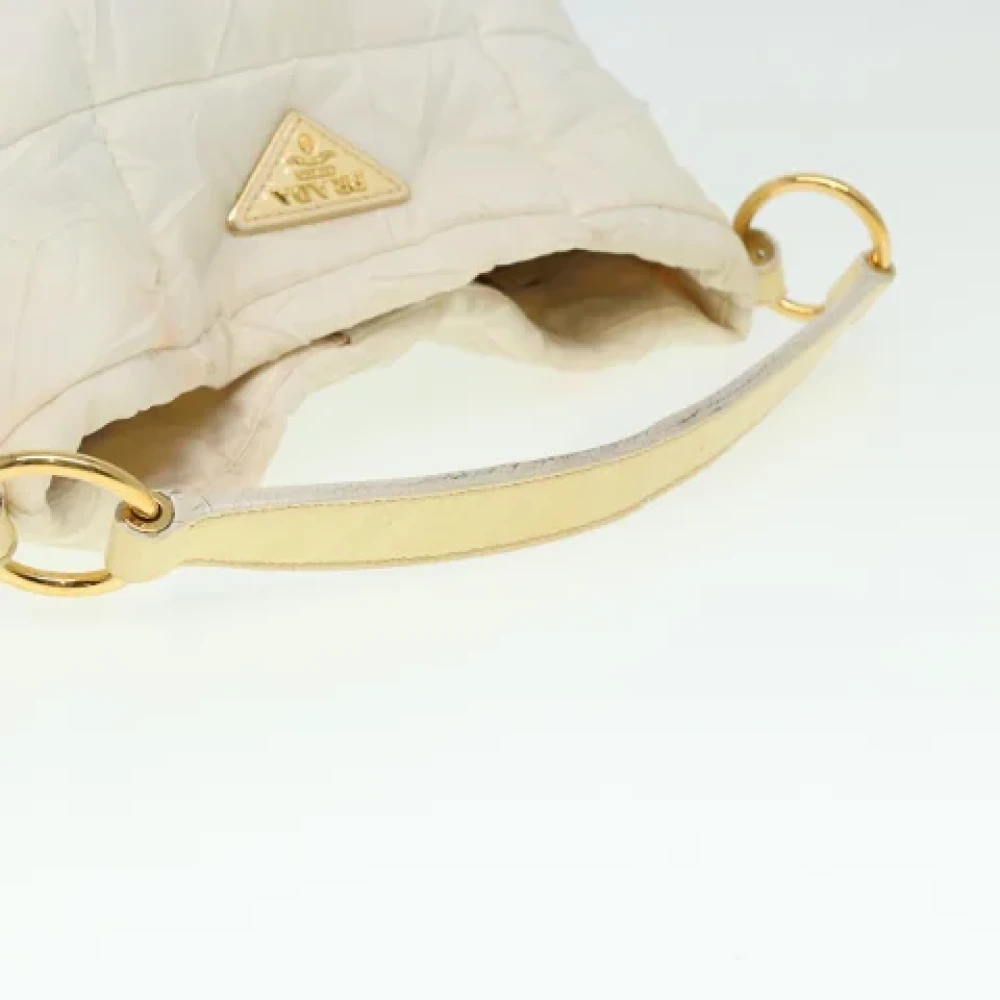 Prada Vintage Pre-owned Nylon prada-bags White Dames