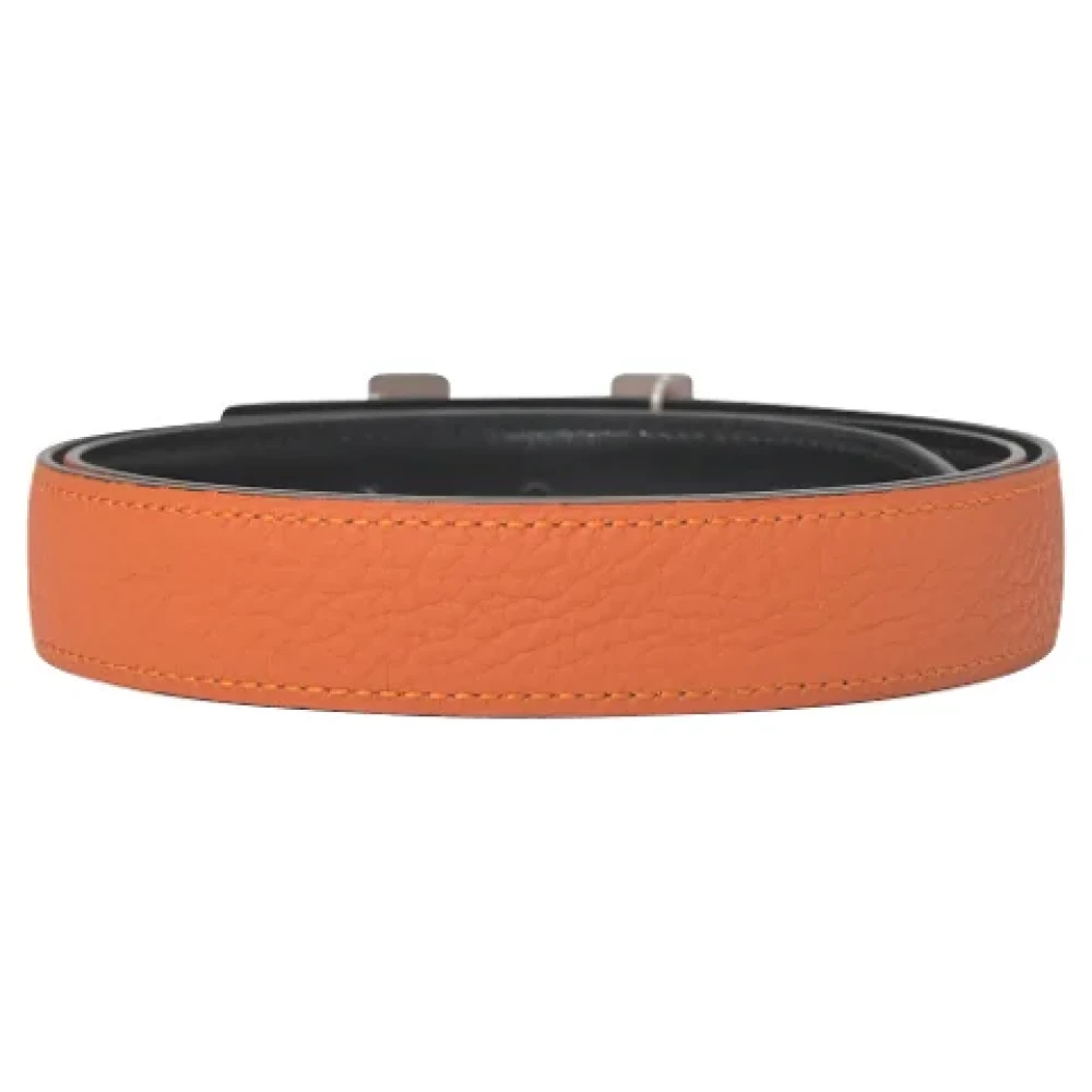 Hermès Vintage Pre-owned Leather belts Orange Dames