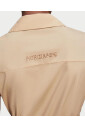 robe-chemise-midi-en-coton-beige