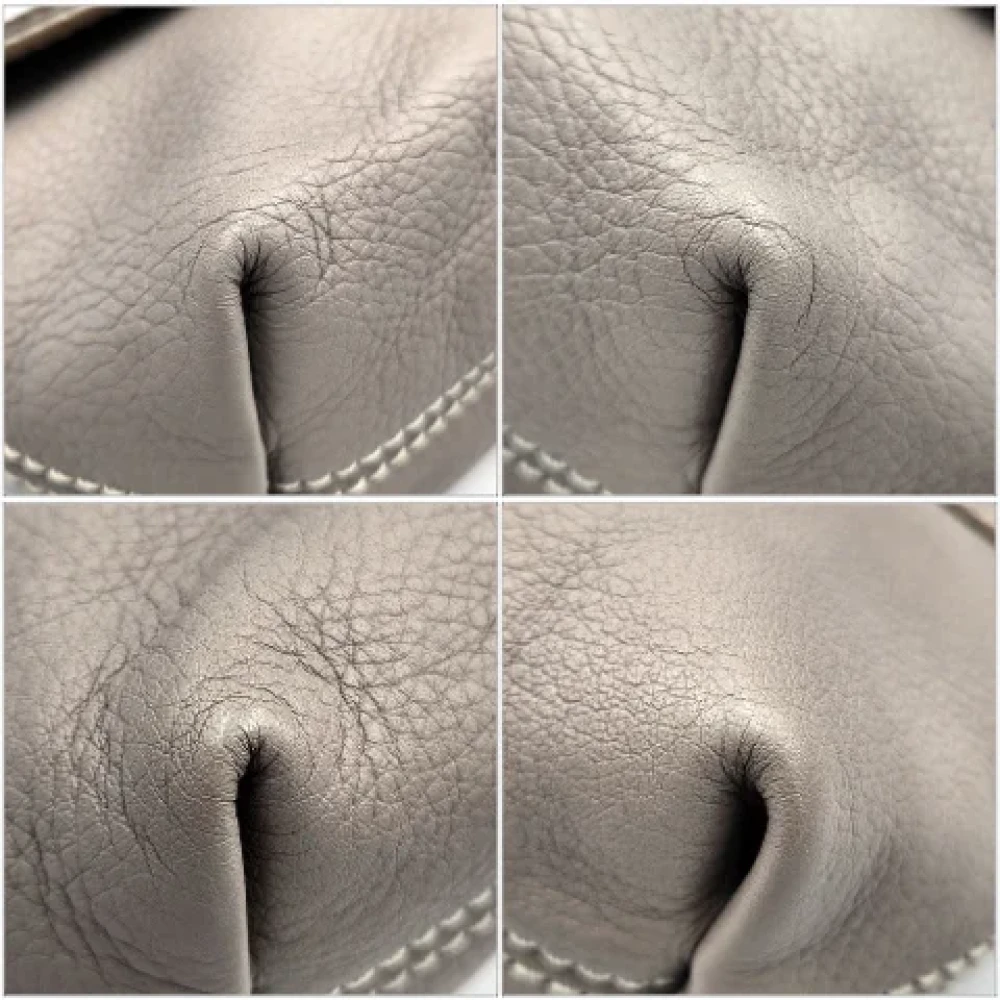 Chloé Pre-owned Leather shoulder-bags Gray Dames