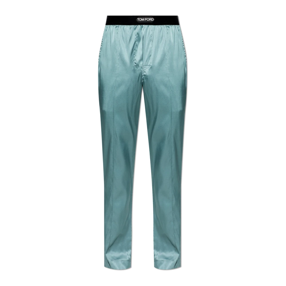 Tom Ford Herr Blå Nattkläder M, Silk Pajama Pants