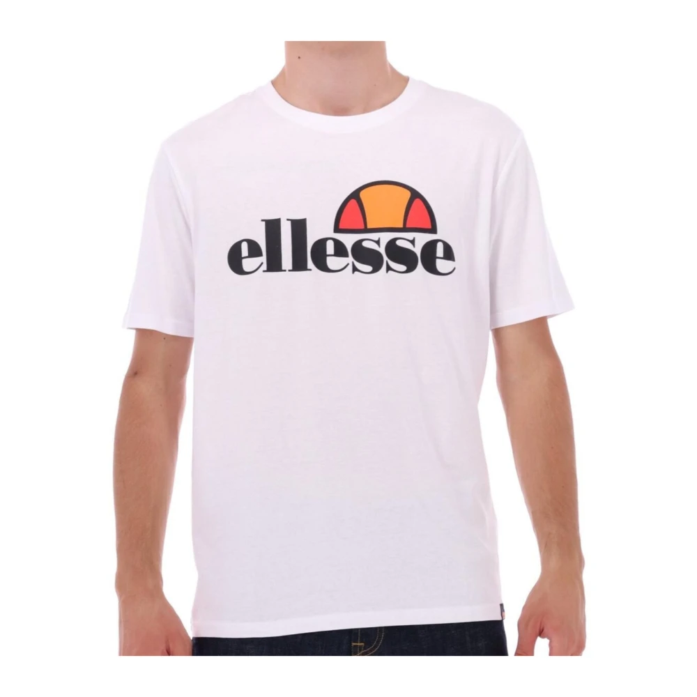 Ellesse Herr Vit Toppar S, Bomull, Logo Extended T-Shirt