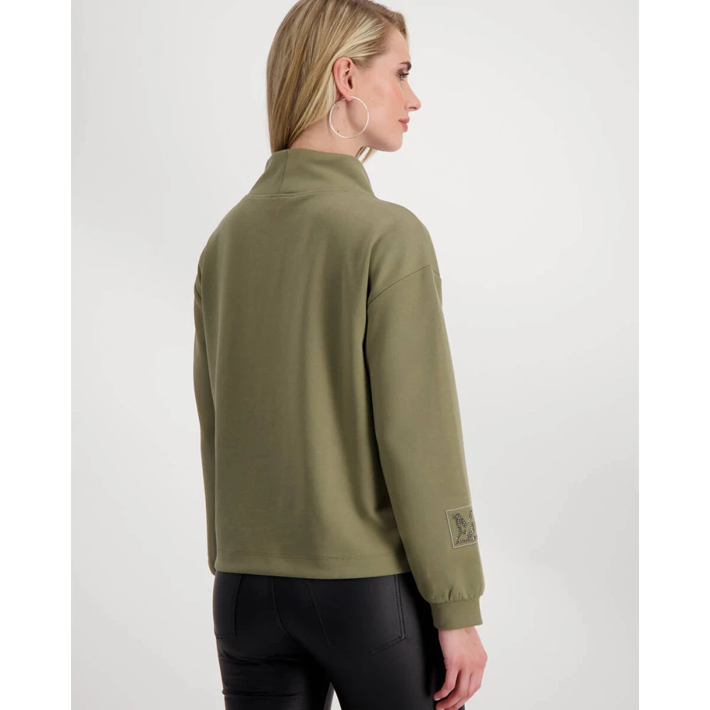 monari Stijlvolle Pullover T-shirt Green Dames