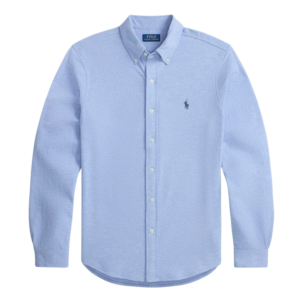 Ralph Lauren Blue Casual Shirts, Male, Xl, Logo Shirt