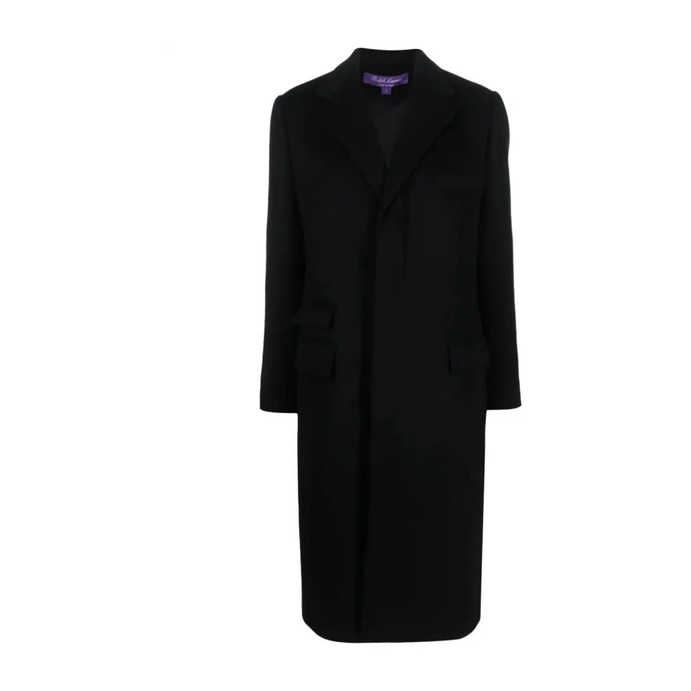 Ralph Lauren Trench Coats Black Dames