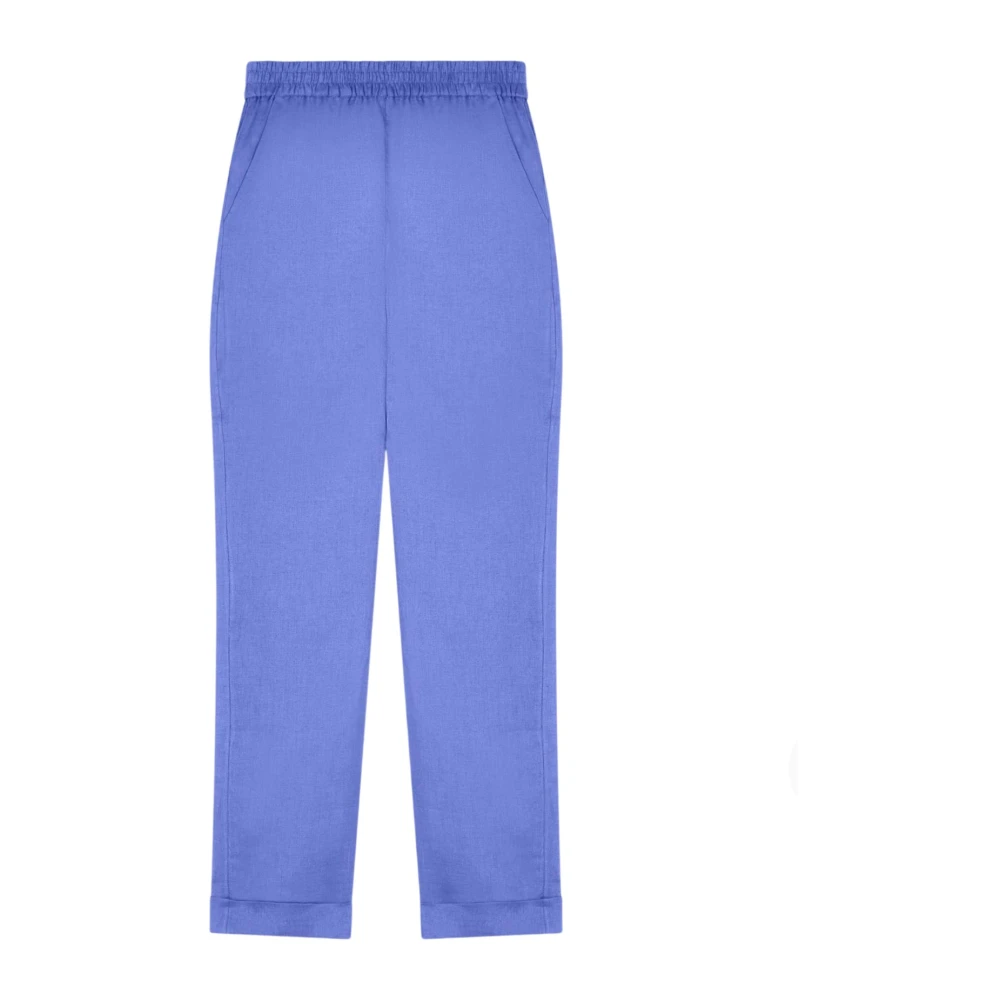 Emporio Armani Vrouw Blauw Broeken Dames, Xl, Tapered Broeken