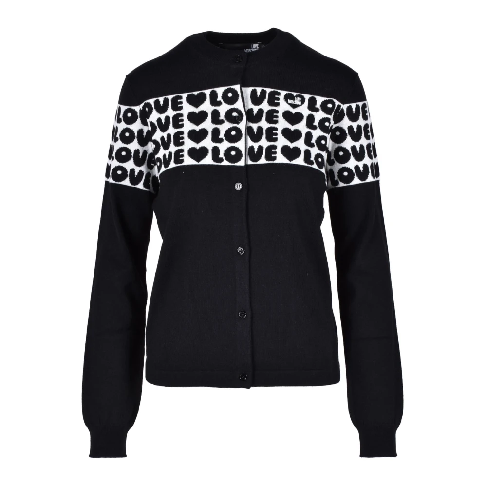 Love Moschino Wolmix Trui Black Dames