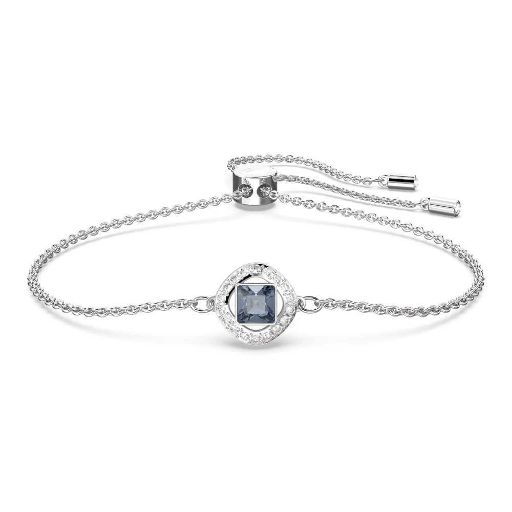 Swarovski Una Angelic Bracelet Mixed Cuts Blue Rhodium Plated - Image 2