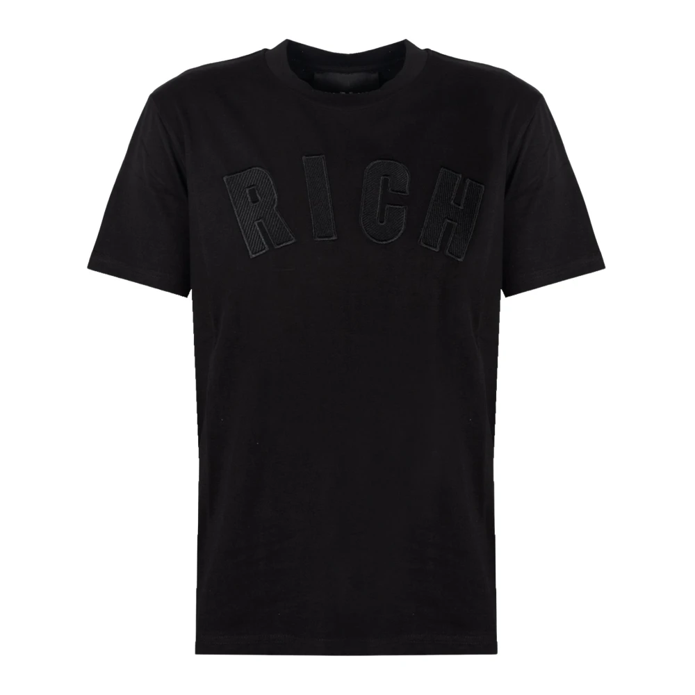 John Richmond Eenvoudig Ronde Hals T-Shirt Black Heren