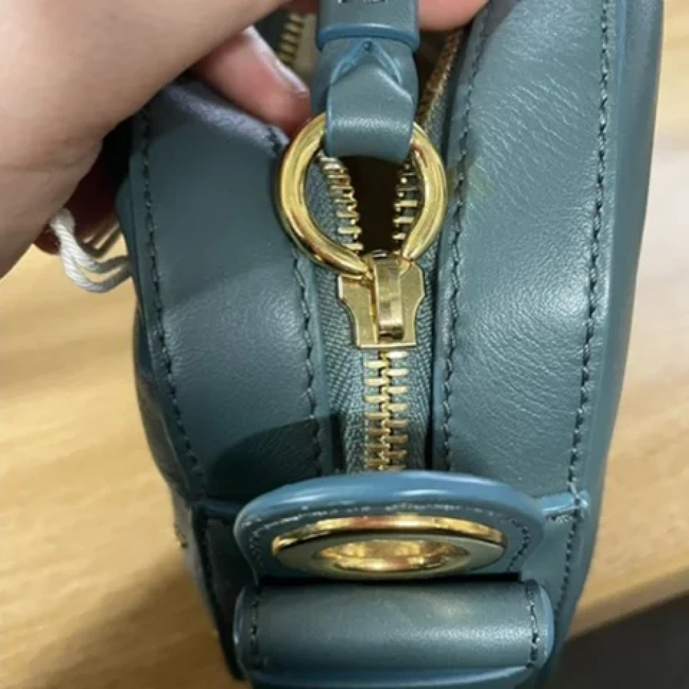Chloé Pre-owned Leather crossbody-bags Blue Dames