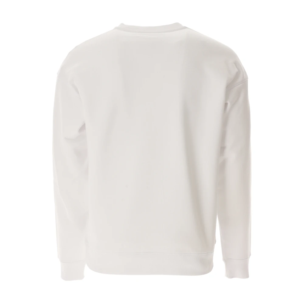 Moschino Pure witte sweatshirt met voorste slogan White Heren