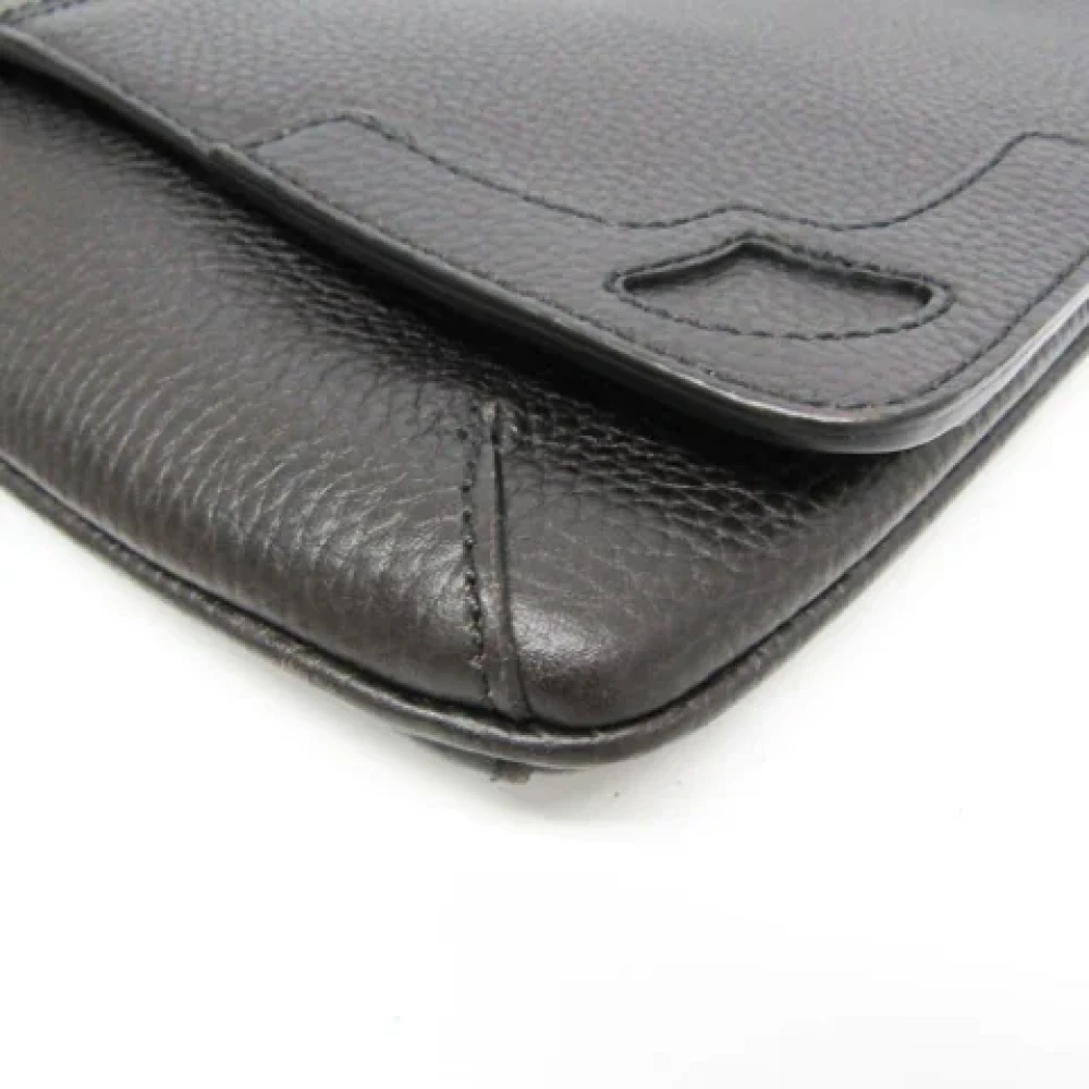 Cartier Vintage Pre-owned Leather shoulder-bags Black Dames