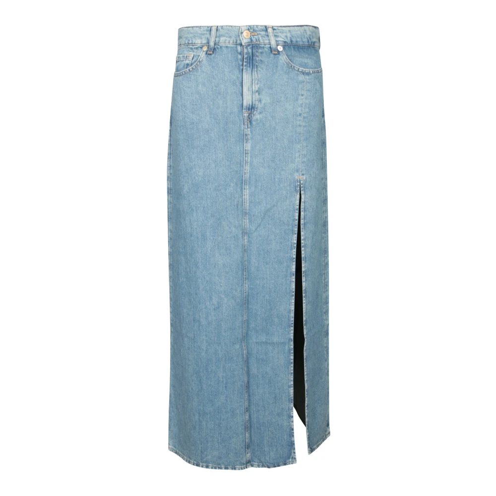Skirts > Denim Skirts - - 7 For All Mankind - Modalova