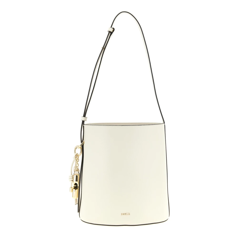 Furla Women's White Small Roxie Bucket Bag