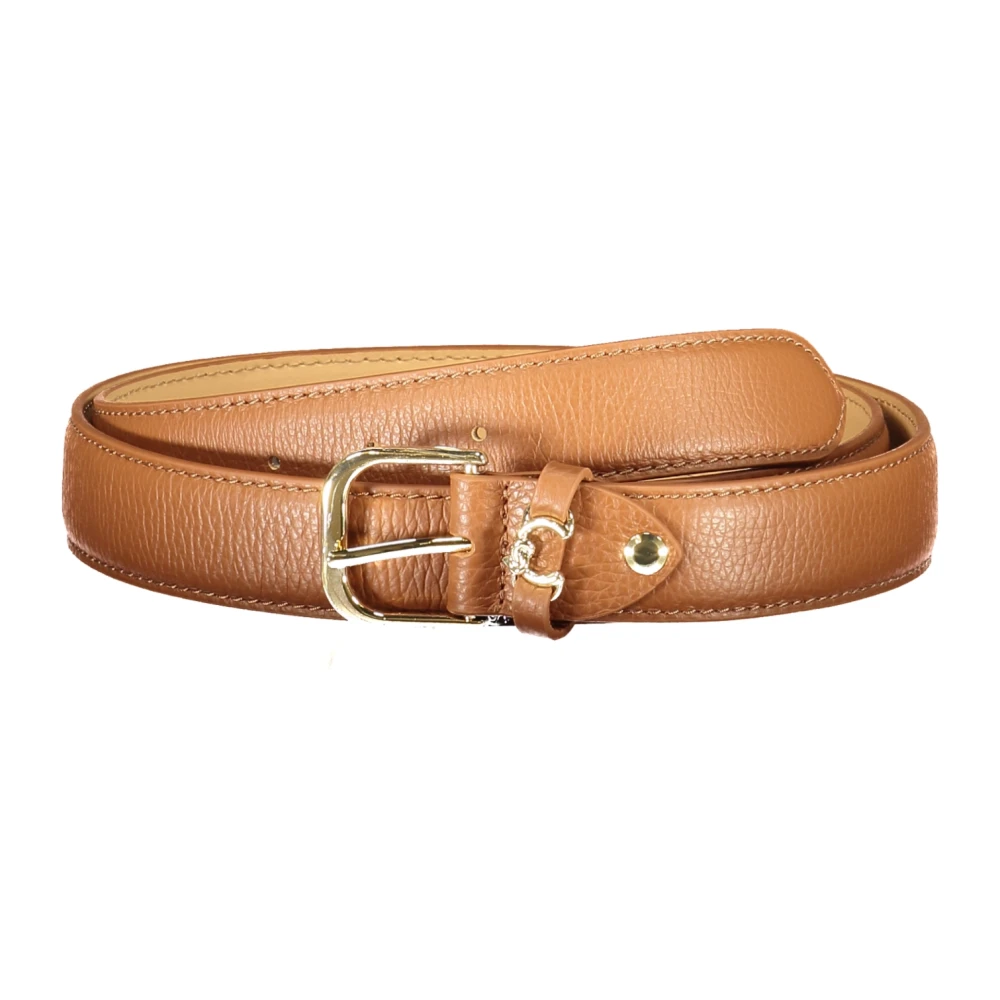 Coccinelle Women's Brown Metal Loop Belt - Belts - Xl - Accessories
