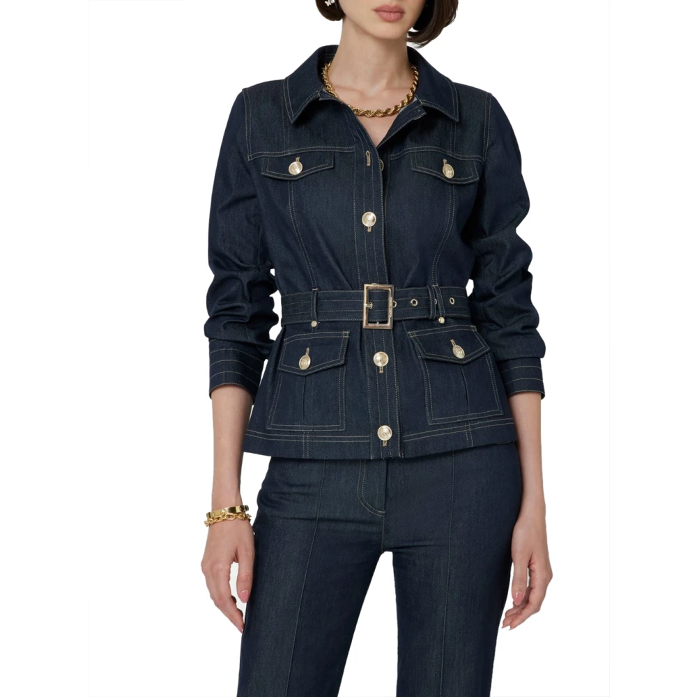 Guess Denim jas met slim fit Blue Dames