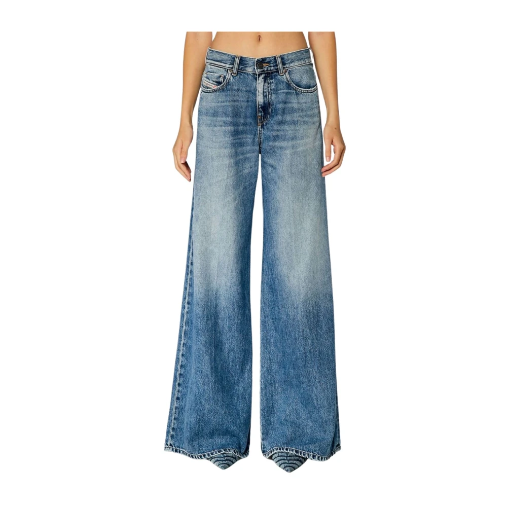 Diesel Bootcut and Flare Jeans 1978 D-Akemi Blue Dames