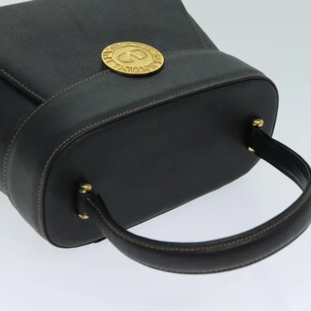 Valentino Vintage Pre-owned Leather handbags Black Dames