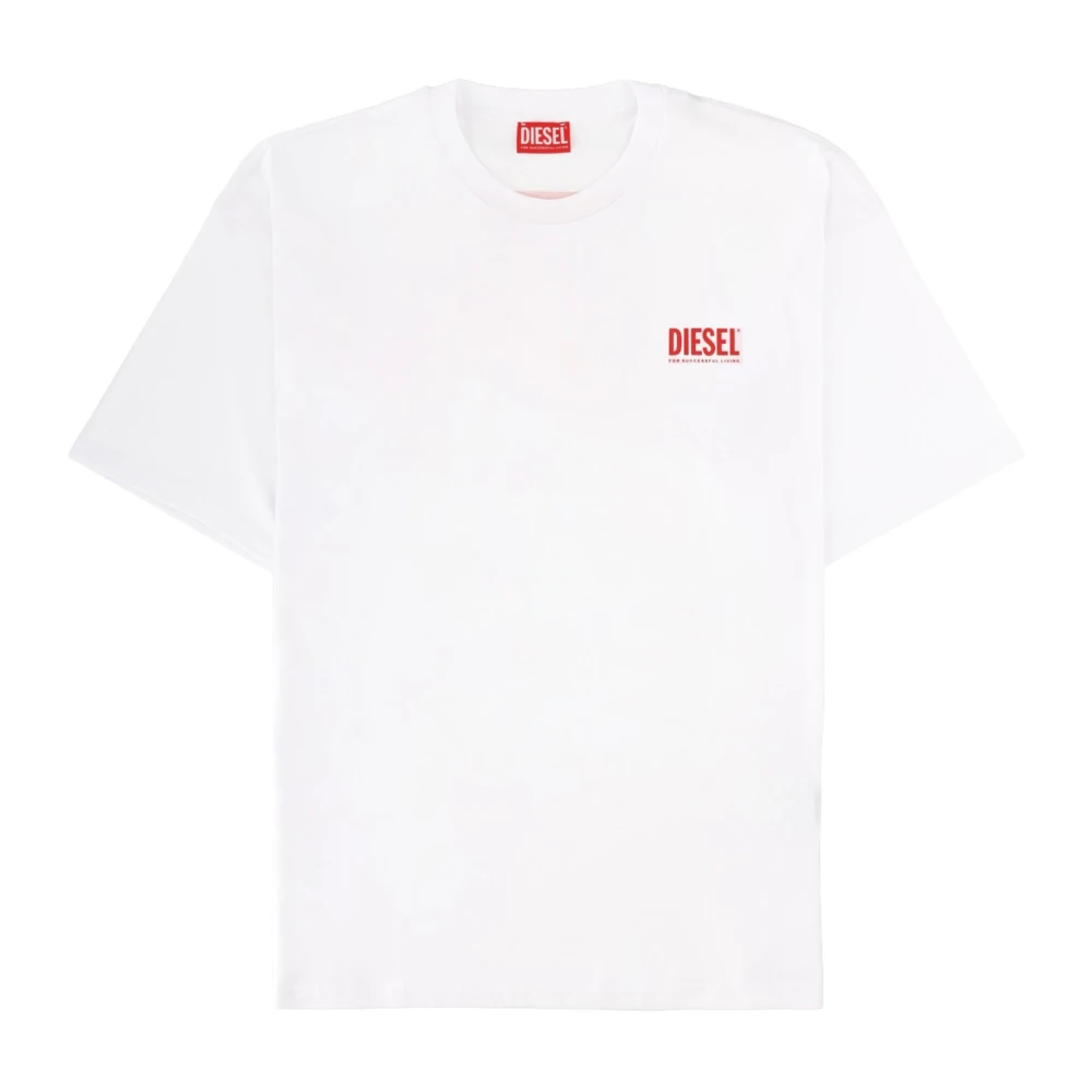 Diesel Men's White T-Shirts, L, T-Boxt-Bisk