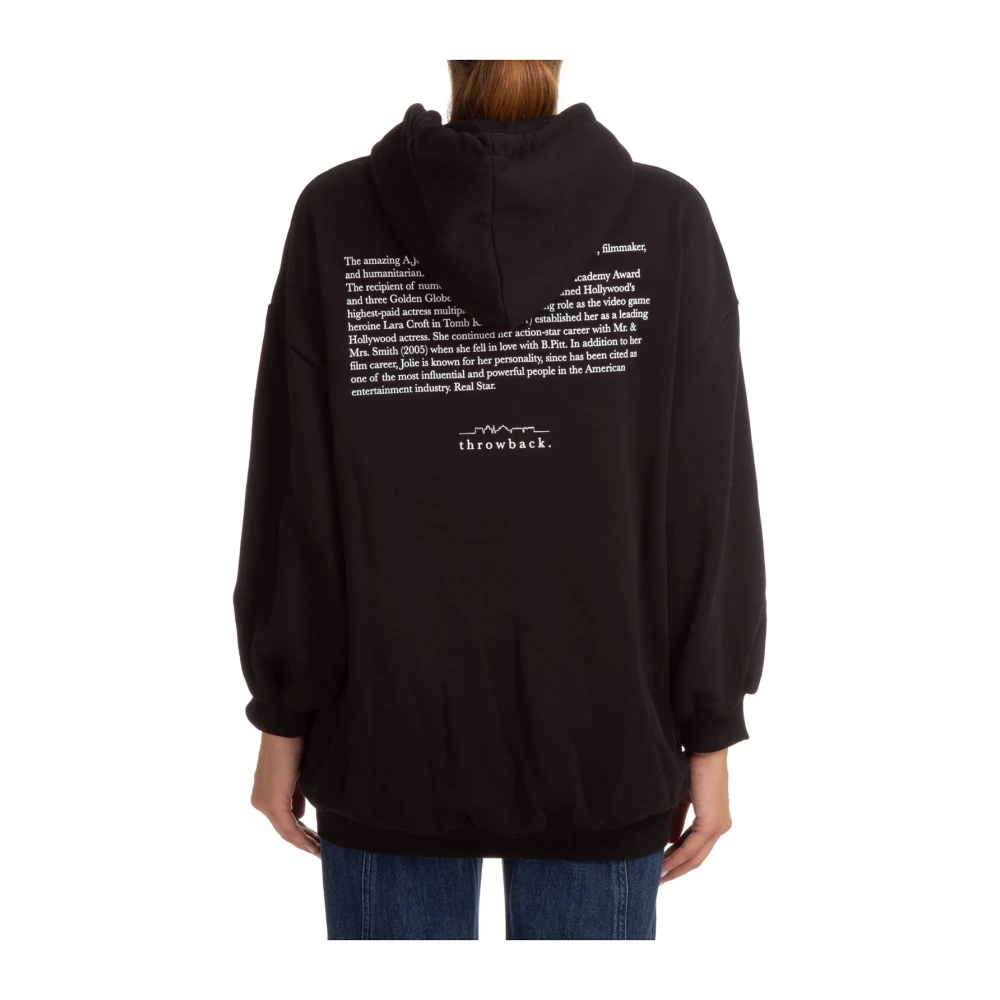 Throwback Hoodie Black Dames