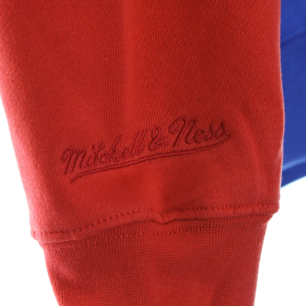 Mitchell & Ness NBA Color Blocked Fleece Hoodie Multicolor Heren