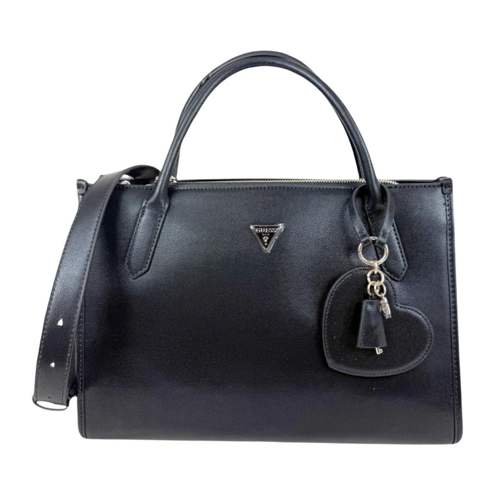 Guess Donna Nero - Sac Porte Clé Coeur - Bags - One Size - Immagine 3