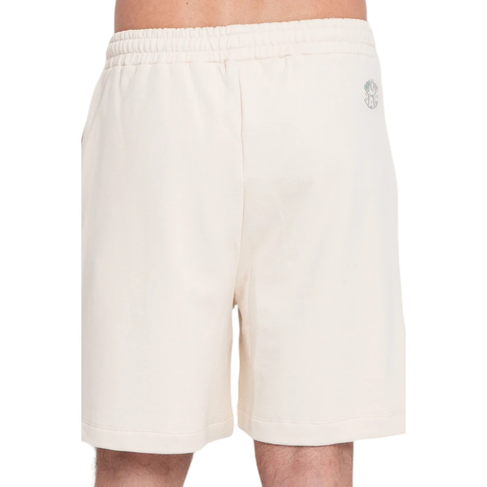 Barrow Iconic Smile Shorts Bw009 Beige Heren