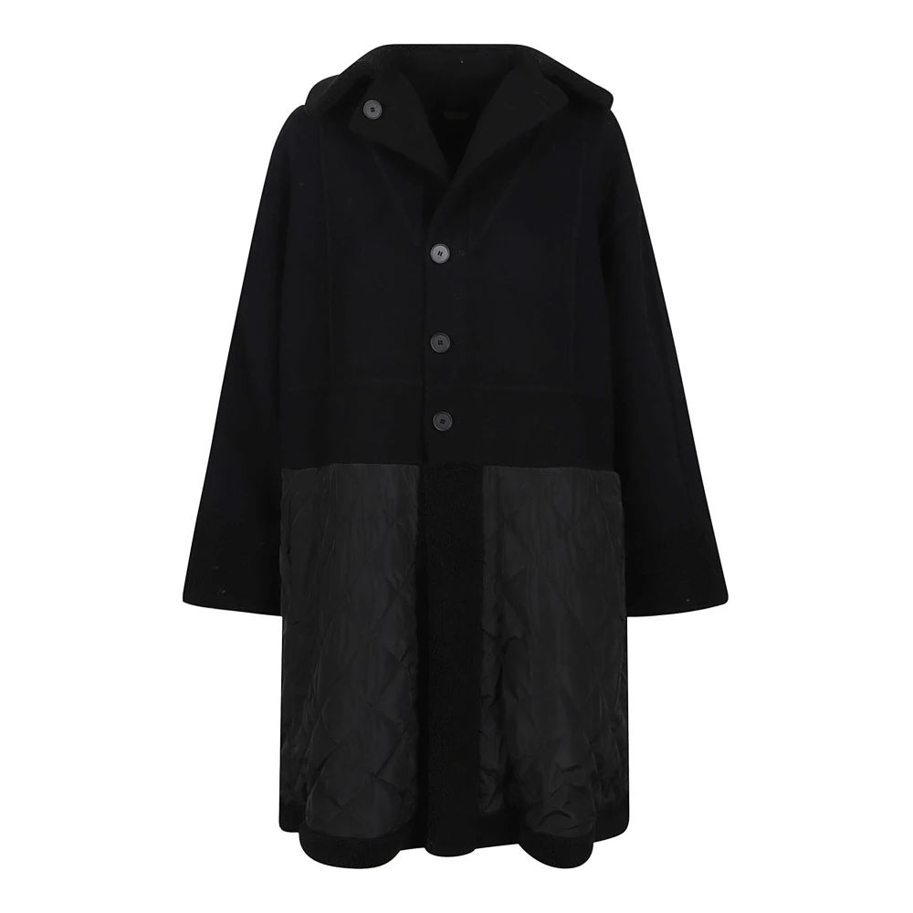 High Zwarte jassen Black Dames