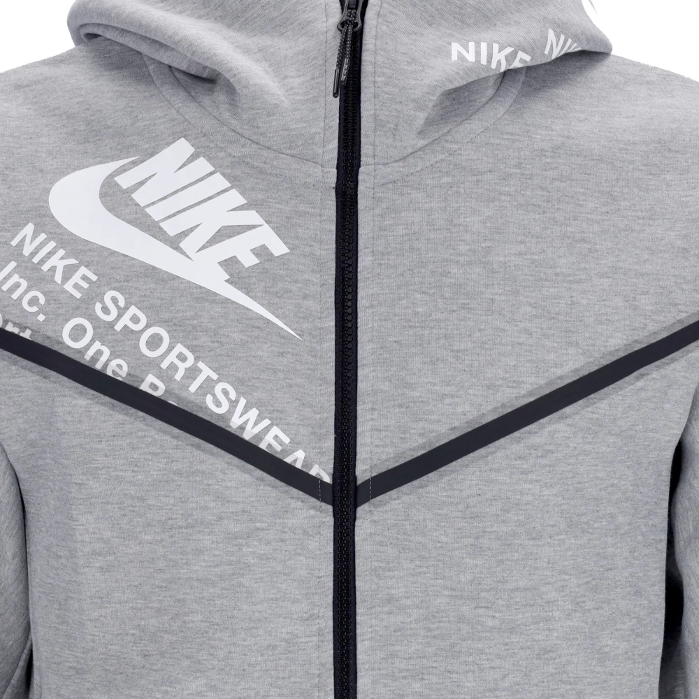 Nike Tech Fleece Zip Hoodie Grijs Heather Gray Heren