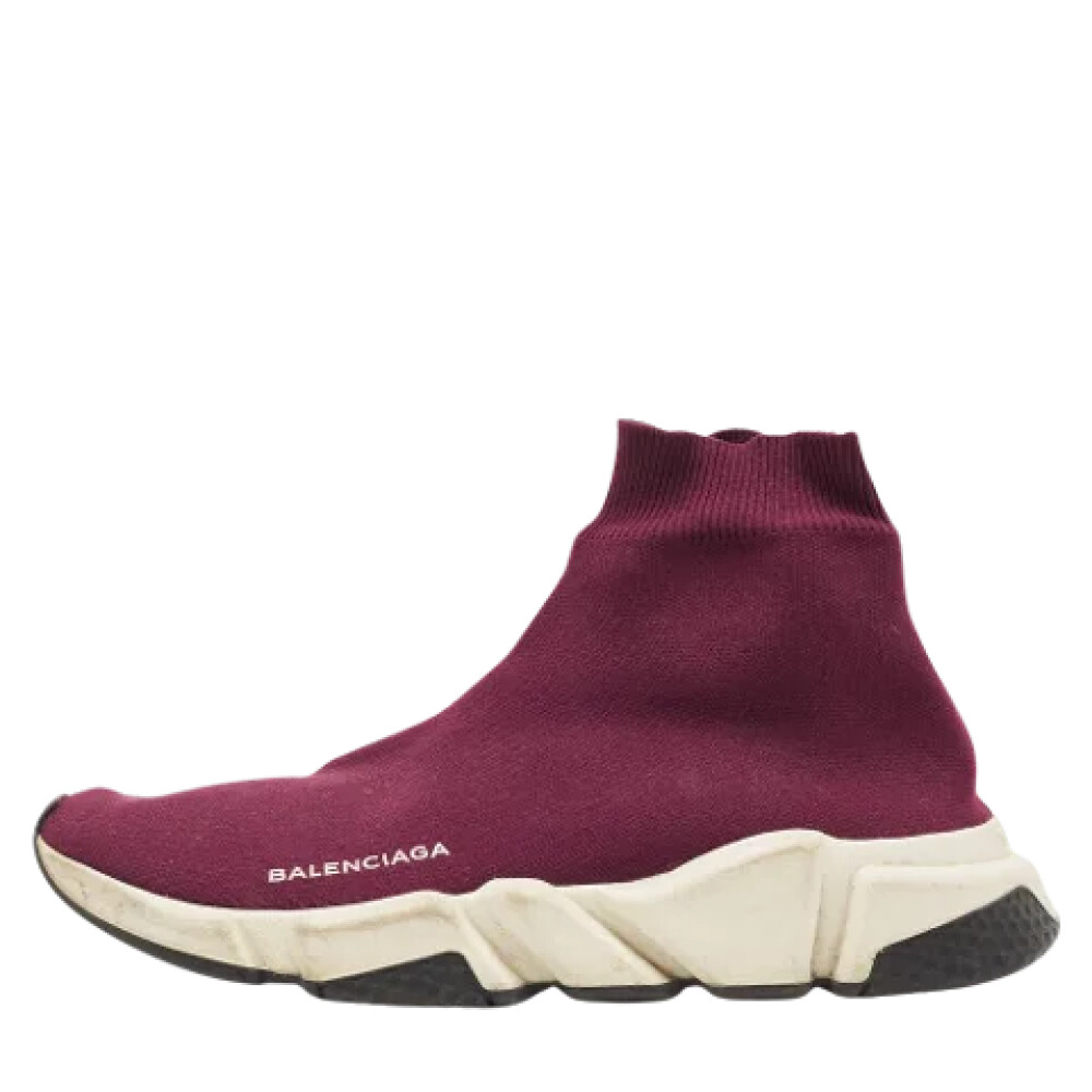 Balenciaga speed store trainer homme bordeaux