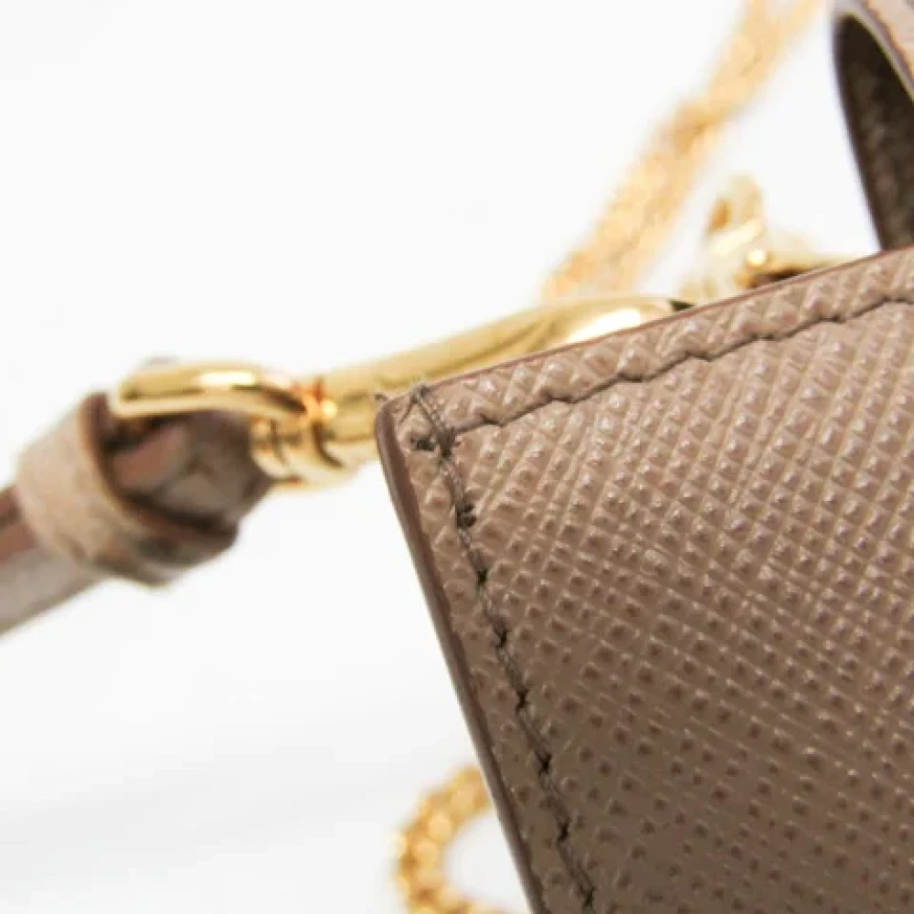 Prada Vintage Pre-owned Fabric prada-bags Beige Dames