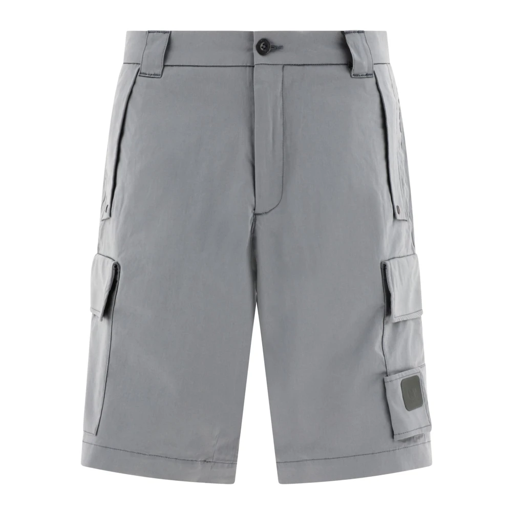 C.P. Company Cargo Shorts in katoen-nylon mix Gray Black Heren