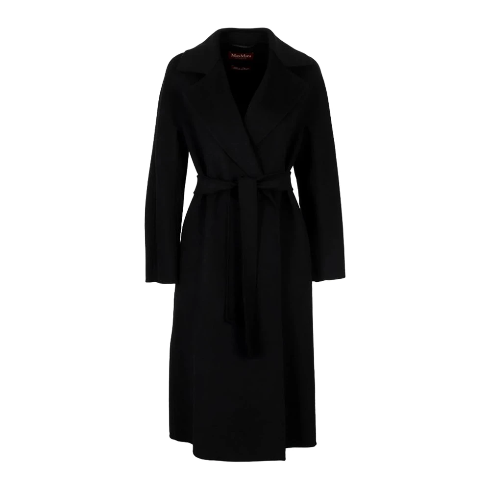 Max Mara Studio Zwarte Jassen met Cles Black Dames