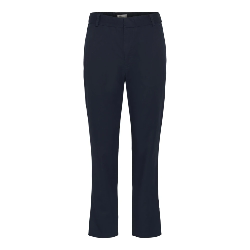 Inwear Kvinno Blå Byxor Dam, S, Cropped Byxor