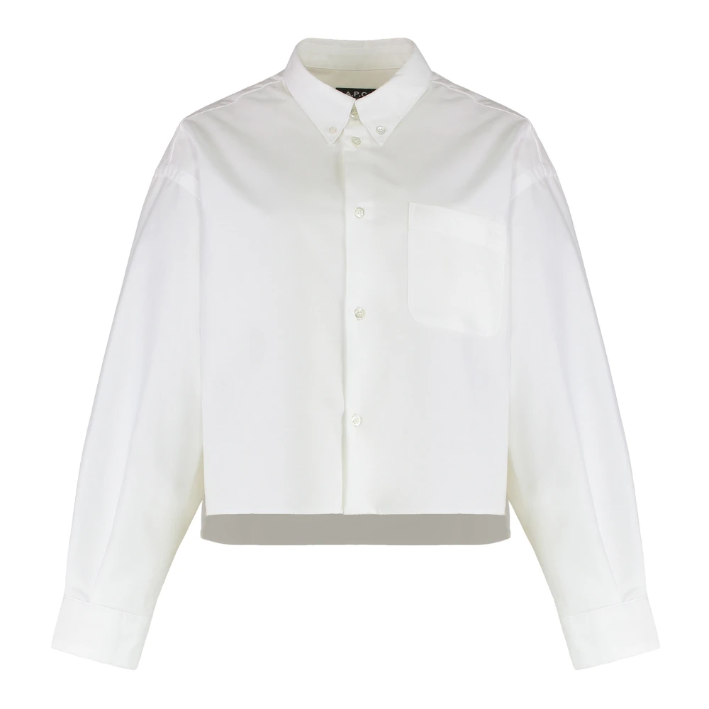 A.p.c. Women's White Sophia Cotton Shirt