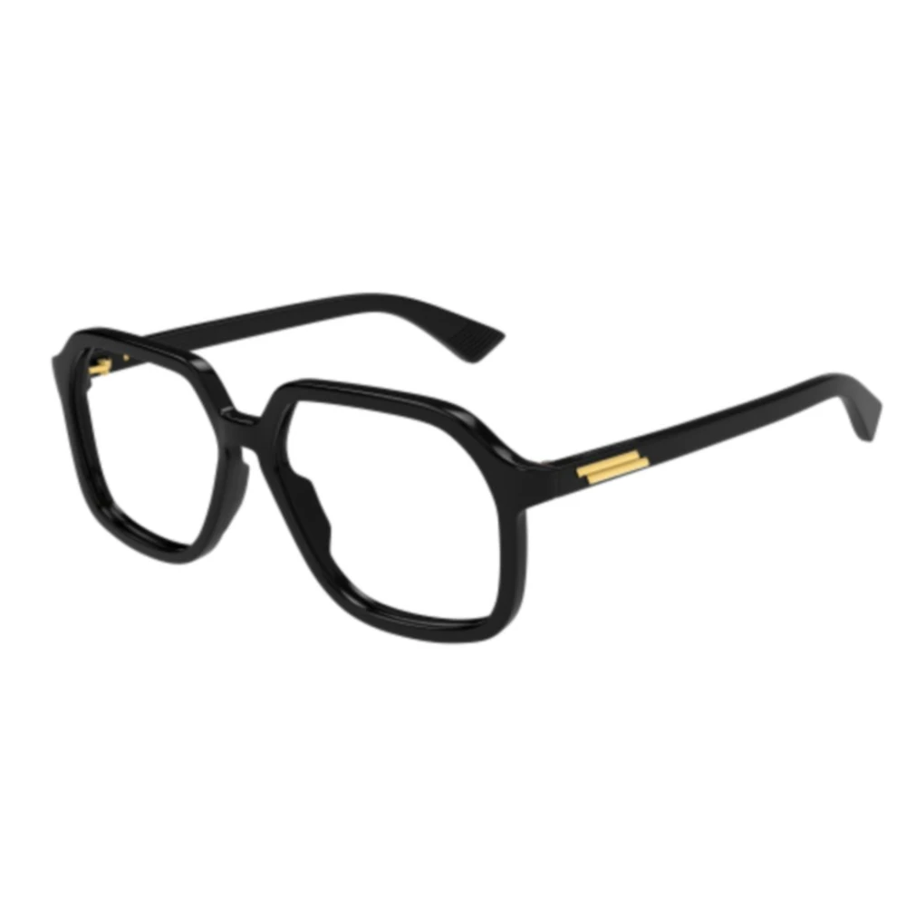 Bottega Veneta Unisex Black Glasses, 55 Mm, Optical Frame