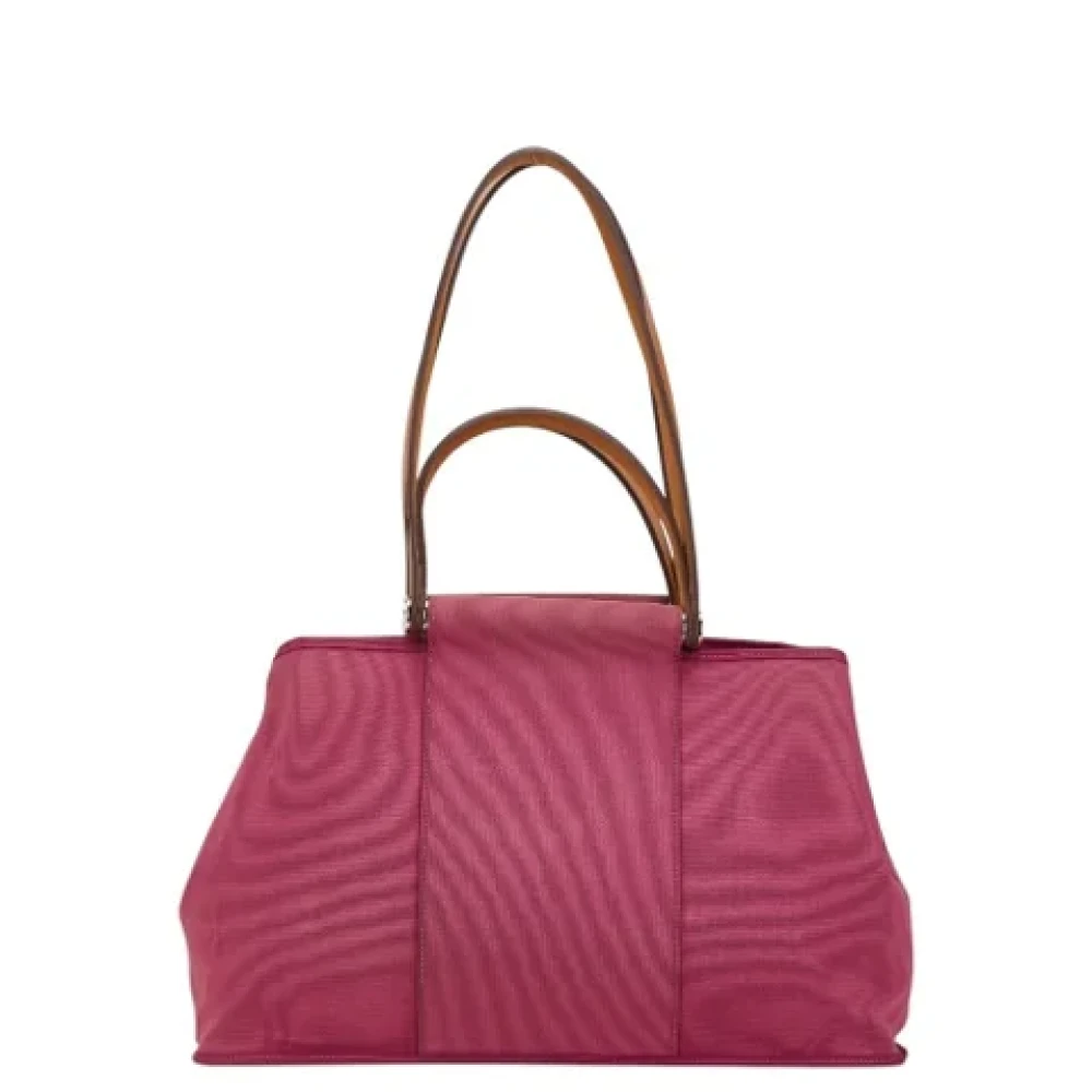 Hermès Vintage Pre-owned Leather shoulder-bags Purple Dames