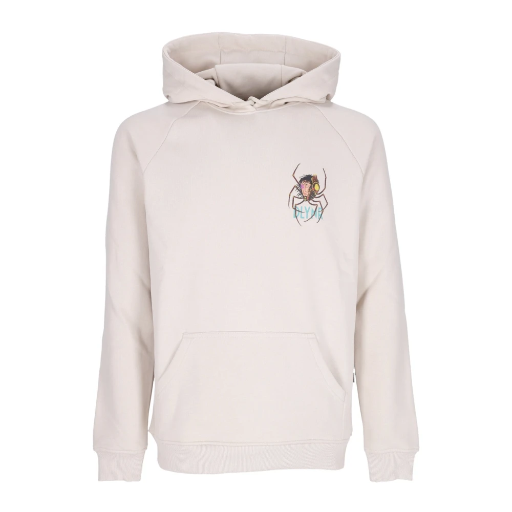 Dolly Noire Men's Beige Hoodies, Xl, Jorogumo Spider Hoodie Moonbeam