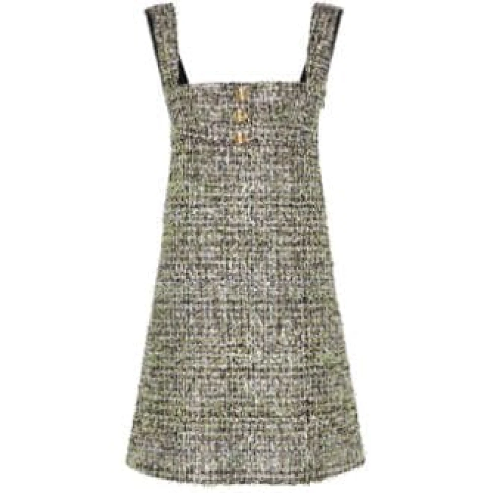 Giambattista Valli Tweed Jurk Gray Dames