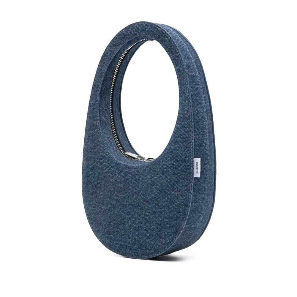 Coperni Blauwe Denim Mini Tas met Top Handvat Blue Dames
