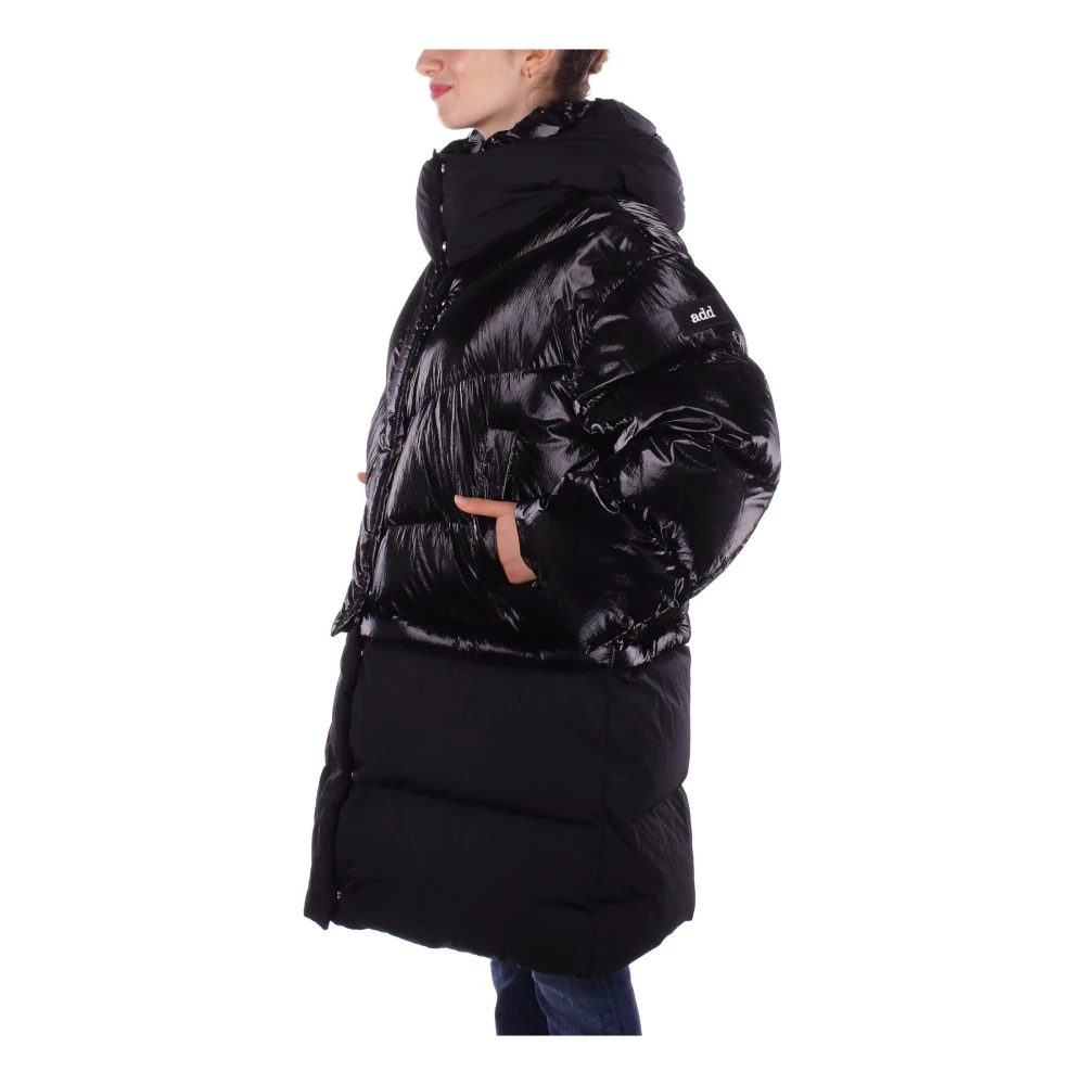 add Zwarte hoodie met ritssluiting Black Dames