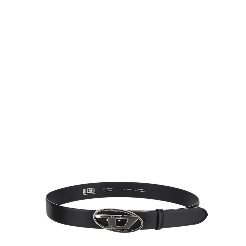 Diesel Leren Herenriem Black Heren